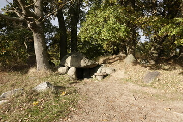 Großsteingräber bei Lancken-Granitz in Mecklenburg-Vorpommern