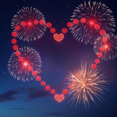 A stunning digital backdrop celebrating love and prosperity for Chinese New Year. Perfect for banners, ads, or die-cut designs