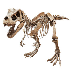 Educational display of a large dinosaur