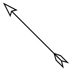 arrow silhouette vector illustrator