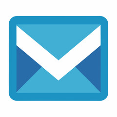 email silhouette vector illustrator 