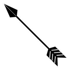 arrow silhouette vector illustrator