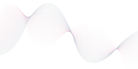 Abstract wavy lines Isolated background design. Wave modern stream transparent background.
