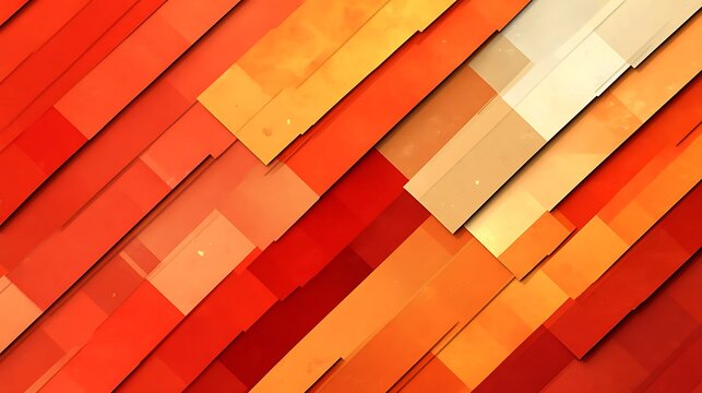 Abstract orange and red diagonal stripes background.