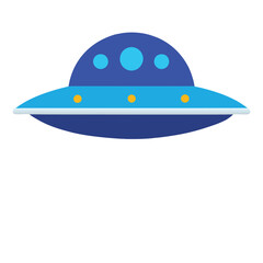 soaceship of a vector silhouette (1)
