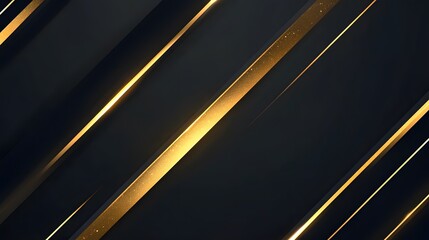 Abstract Gold Lines Diagonal Dark Background Design