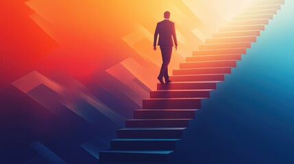 business male stand and feel happy on the most hight at the target, success, leader, teamwork, target, Aim, confident, achievement, goal, on plan, finish, generate by AI