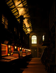 Nails Factory - Clouterie - 19th century, Backlit, with white tones