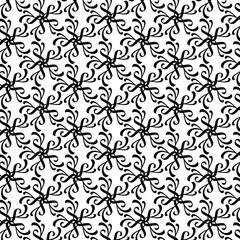 black and white seamless pattern