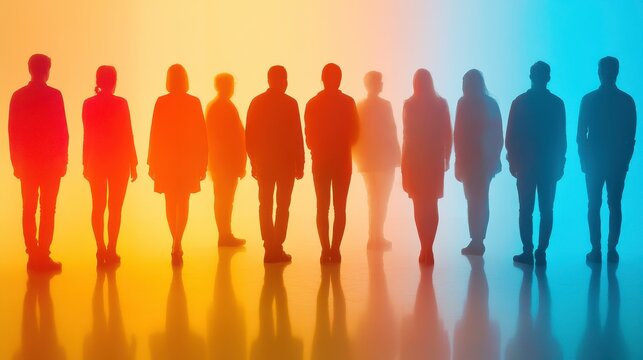 Unity in Diversity: Silhouettes in Soft Colors