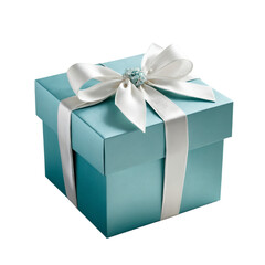 Obraz premium Gift Box With Ribbon PNG Transparent Isolated Background