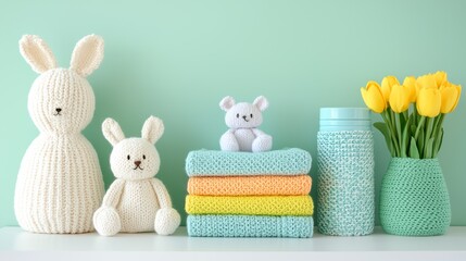 Adorable Baby Gear and Accessories for a Charming Garage Sale Display