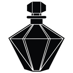 perfume bottle vector illustration