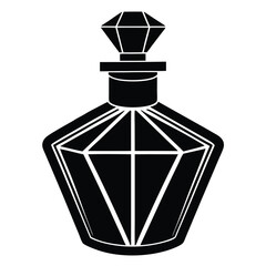 perfume bottle vector illustration