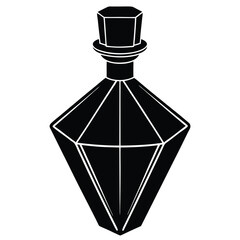 perfume bottle vector illustration