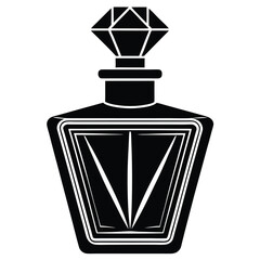 perfume bottle vector illustration
