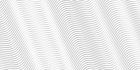 Beautiful abstract wavy wires on a white background. Vector Illustration of the gray pattern of lines abstract background