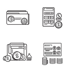 retro radio icon set