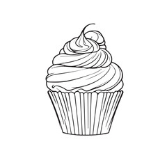 illustration of cupcakes