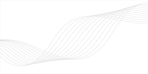 Abstract grey wavy lines Digital frequency track equalizer background. White Abstract background with flowing lines wave.vector illustration.
