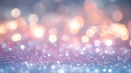 Obraz premium Sparkling bokeh background abstract photography soft colors dreamy environment artistic viewpoint