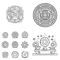 background with circles