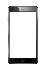Smartphone mockup for digital design presentations against a transparent backdrop, mobile png mockup