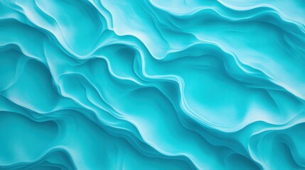 Obraz premium Soft Aquamarine Waves Flowing Gently in a Calm Sea Texture