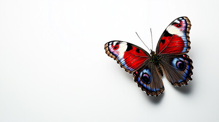 butterfly on white background