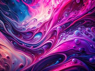 Fluid pink and purple design, perfect for copy placement.