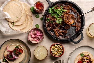 Beef Birria Tacos, Mexican Food
