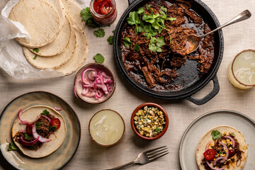 Beef Birria Tacos, Mexican Food