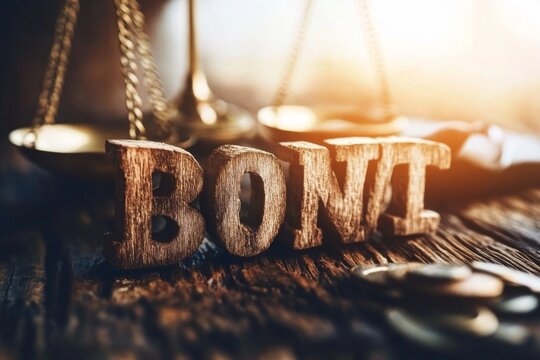 A symbolic handshake in front of the scales of justice, representing mutual agreement and fairness