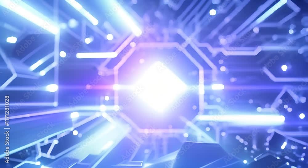 Poster blue abstract technology vector background speed connection network technology concept futuristic cy