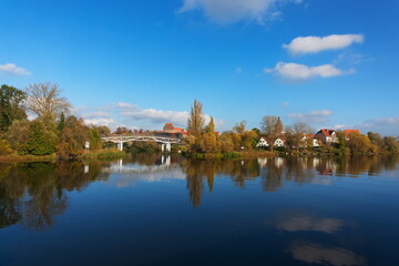 Blick auf Havelberg in Sachsen-Anhalt