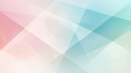 Obraz premium A soft, abstract background with pastel colors and geometric shapes for design use.