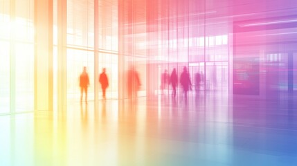 Bright Open Office with Augmented Reality Elements