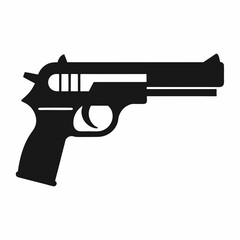 gun isolated on white