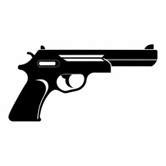 gun isolated on white