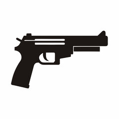 gun isolated on white