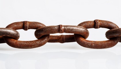 Obraz premium rusty chain links