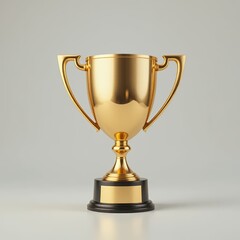 Gold Trophy Award Achievement, Success, Victory