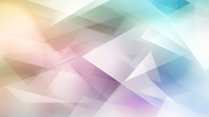 Obraz premium Abstract geometric background with soft colors and layered shapes for design purposes.