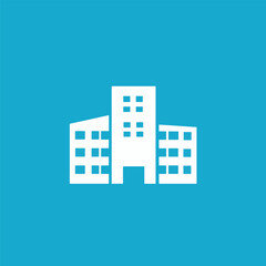 Hospital_building vector icon illustration sign