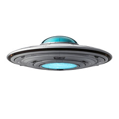 Abstract Transparent UFO - Extraterrestrial Concept Art