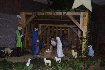 Crèche dans une église