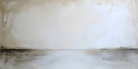 serene abstract landscape featuring soft sand colored tones blending into crisp neutral horizon, evoking sense of calm and tranquility