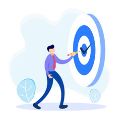 Illustration vector graphic cartoon character of priorities