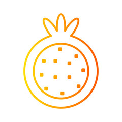 pomegranate gradient icon
