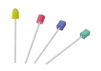 口腔ケアブラシのセット